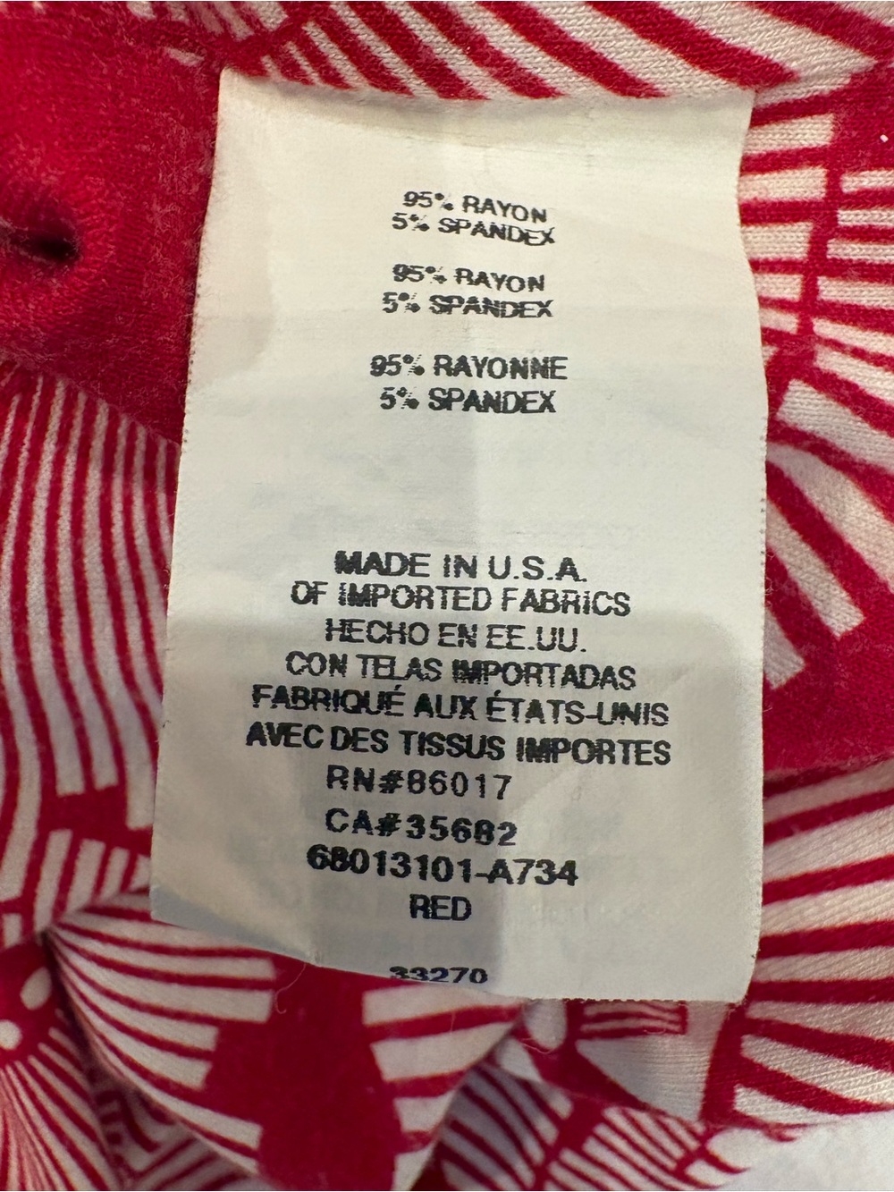 Y2K Bebe Made in USA Red White Floral Faux Wrap Bodycon Mini Dress S - Picture 4 of 4